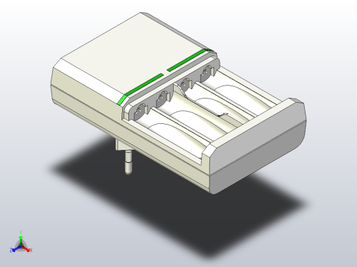 蓄电池充电器正等轴测缩略图
