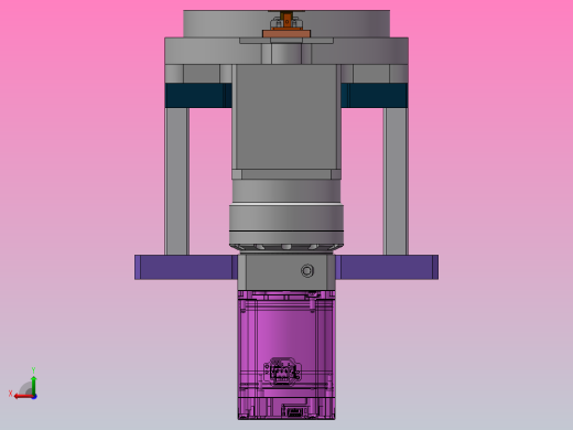 中空旋转台组件后视缩略图