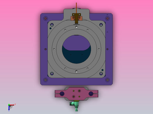 中空旋转台组件俯视缩略图