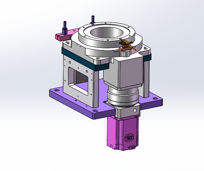 中空旋转台组件