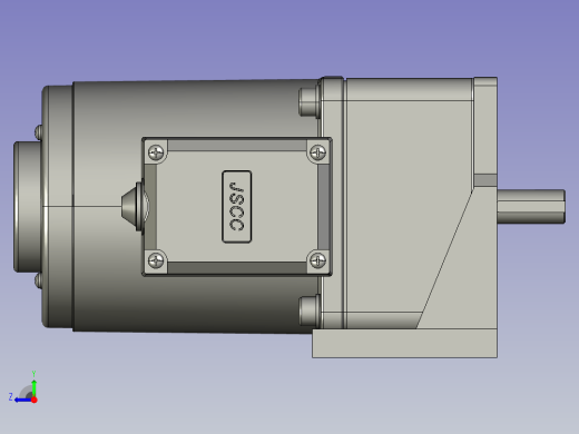 精研40W马达装配体右视缩略图