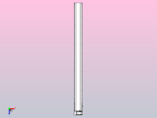 皮带直线轴半封闭可选导轨TPA-HNB-175D-140-L2050-LU-C-P75-N3俯视缩略图