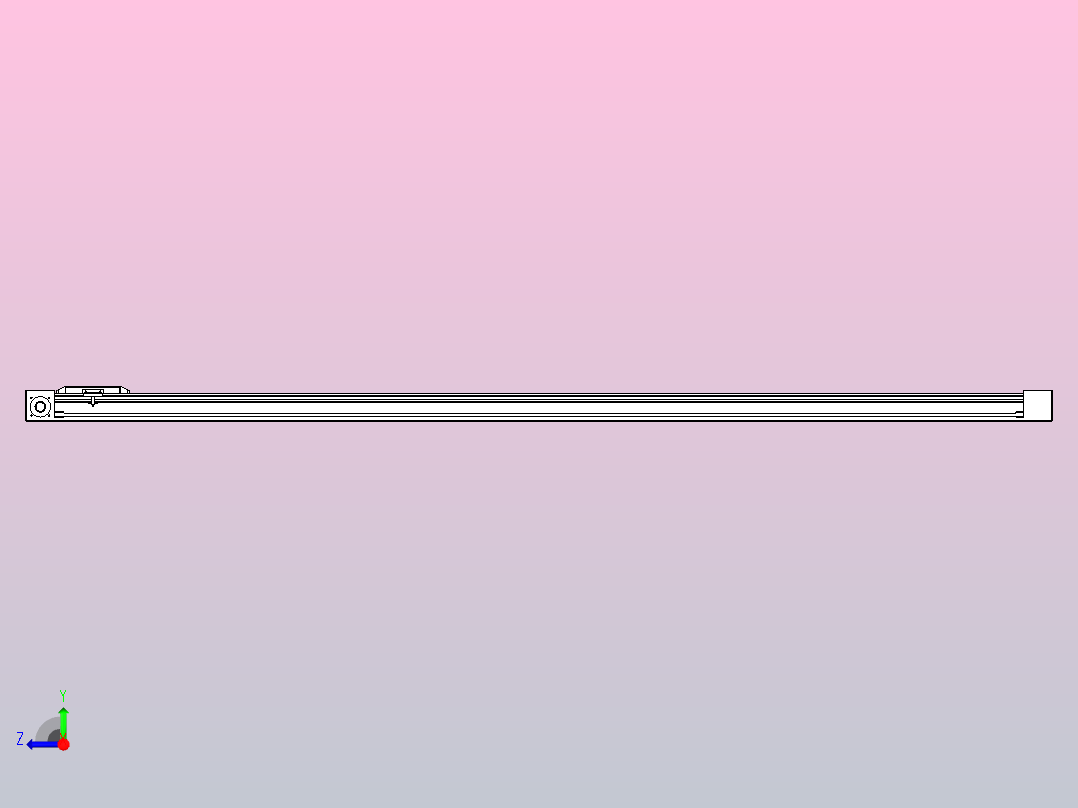 伺服电机集成皮带传动直线执行器TPA-OCB-60-140-L2450-DL-J60-N3右视图