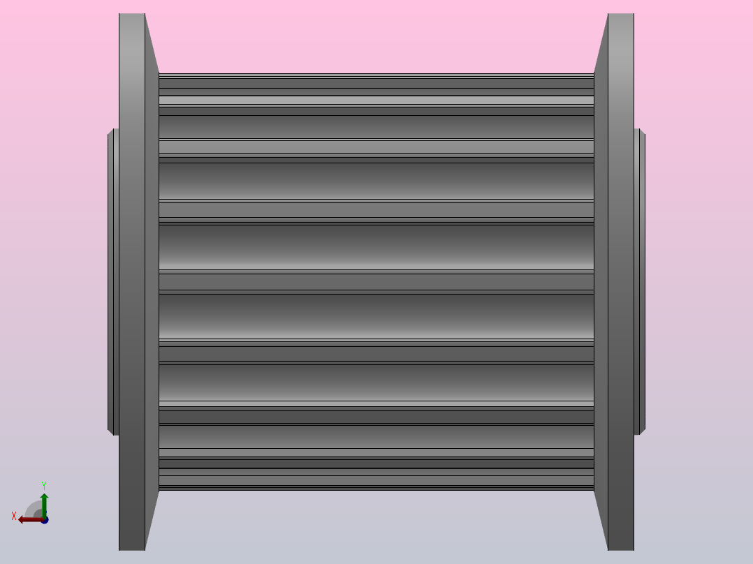 标准型半圆弧形齿同步带轮H3M型_SH3MHC-18-15-dc4-A后视图