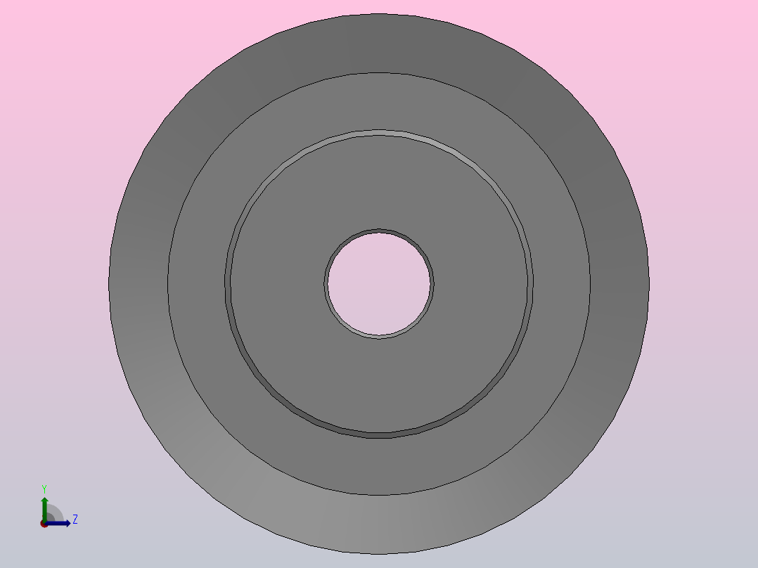 标准型半圆弧形齿同步带轮H3M型_SH3MHC-18-15-dc4-A左视图