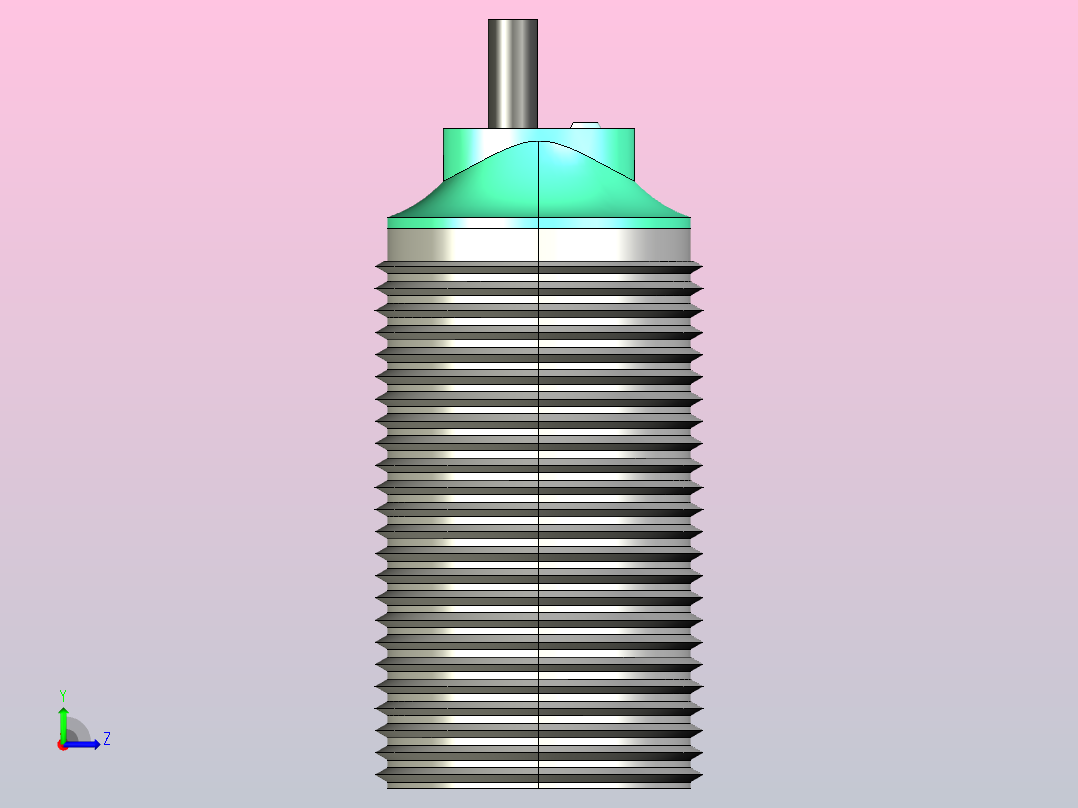 电感式传感器 NBB15-30GM50-E0左视图