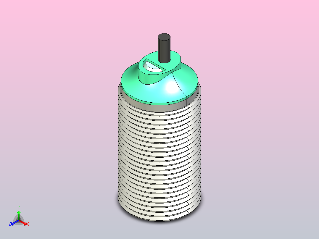 电感式传感器 NBB15-30GM50-E0正等轴测图
