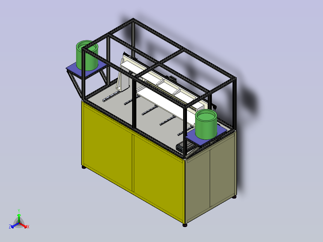 LED灯片铆接正等轴测图