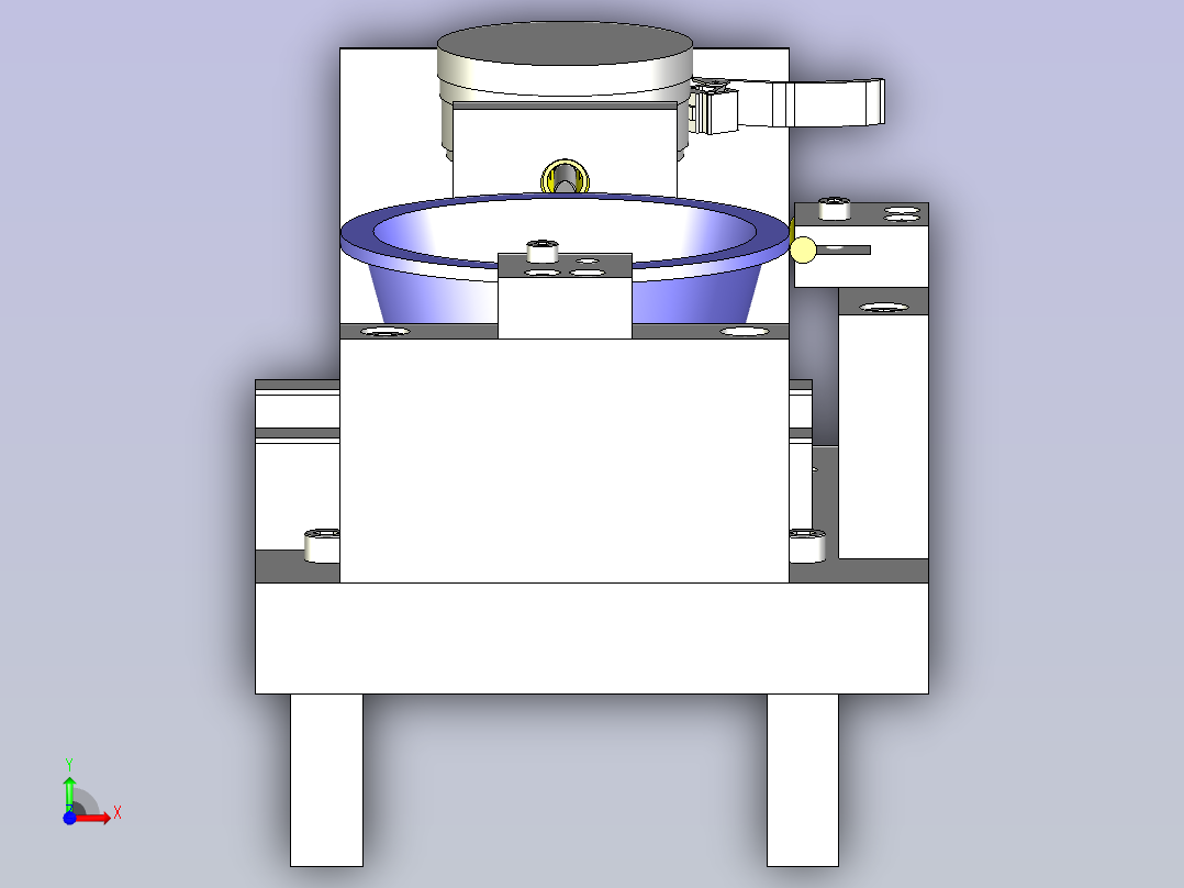 一款外径测定计3D图模型前视图