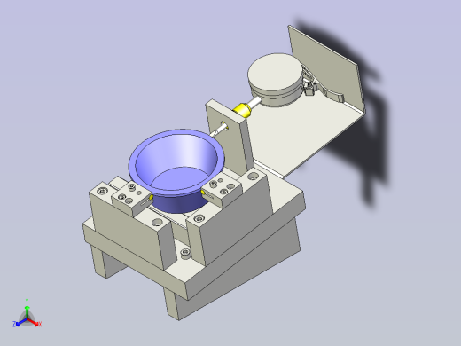 一款外径测定计3D图模型正等轴测缩略图
