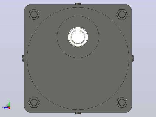 90W 微型减速电机[51K90GN-S3]右视缩略图