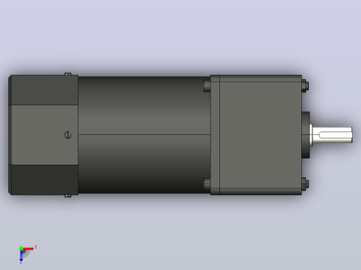 90W 微型减速电机[51K90GN-S3]俯视缩略图