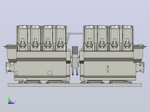 NC2-400Ns 4P交流接触器三维模型202408左视缩略图