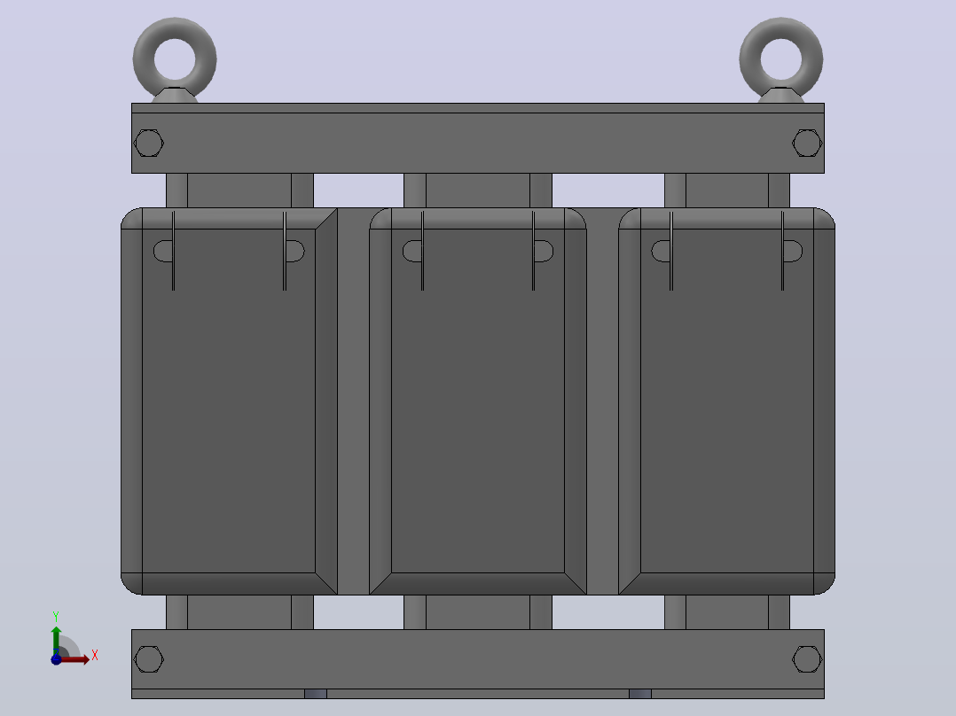 AC电抗器UZBA-B型200V级[200V级-5.5kW]前视图