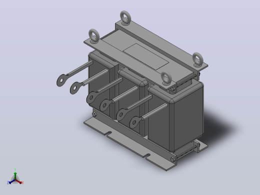 AC电抗器UZBA-B型200V级[200V级-5.5kW]正等轴测缩略图