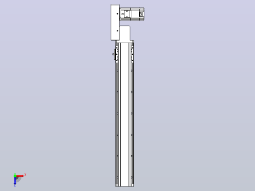皮带直线轴半封闭可选导轨TPA-HNB-85D-90-L500-MR-C-P20-N3俯视缩略图