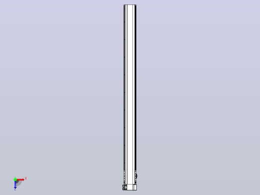 皮带直线轴半封闭可选导轨TPA-HNB-140D-120-L1800-RP-C-P40-N3俯视缩略图
