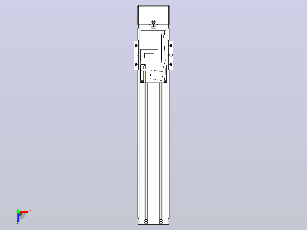 钢基模组TPA-KNR-5002C-300A1-MU-H1俯视图