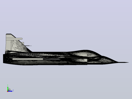 Gripen Canard飞机左视缩略图