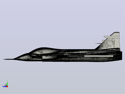 Gripen Canard飞机右视缩略图