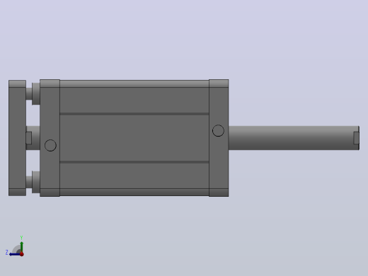 TACEDφ80~φ100紧凑型气缸[TACED100×60-SBG]右视缩略图