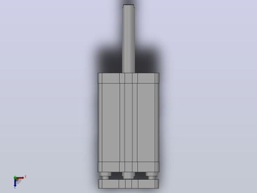 TACEDφ80~φ100紧凑型气缸[TACED100×60-SBG]俯视缩略图
