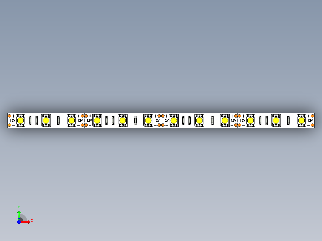 LED灯带SMD 5050-60前视图