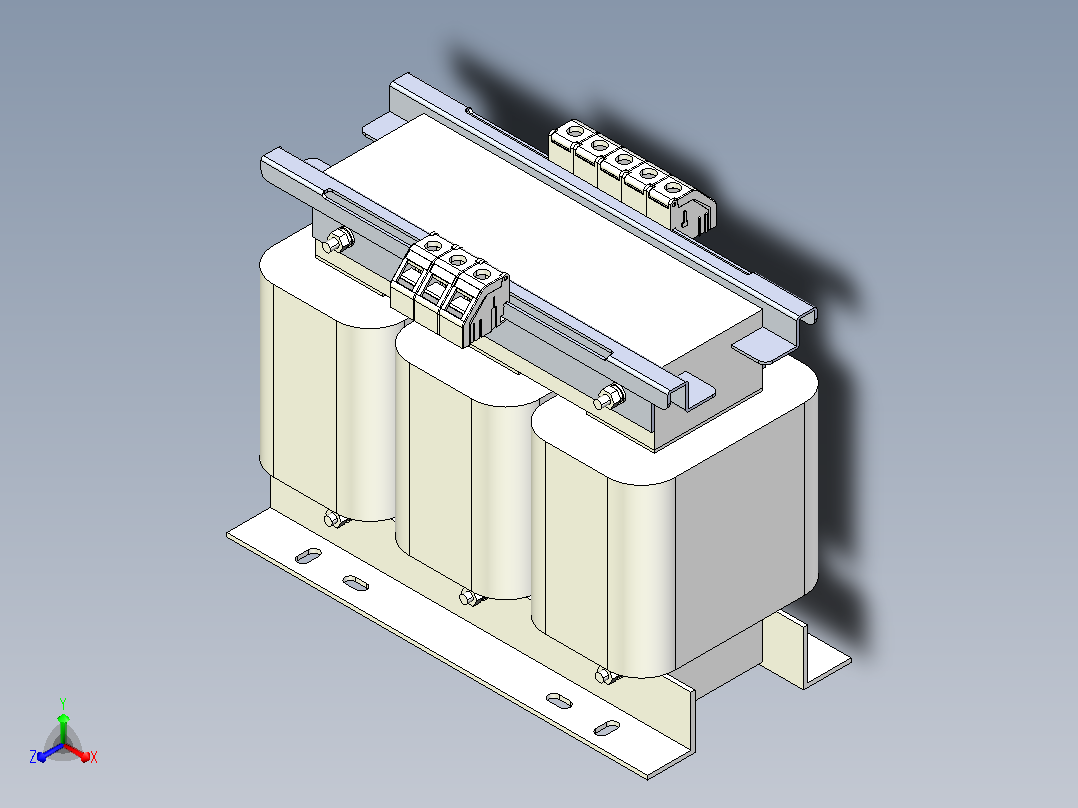 SG-2.5～3三相干式变压器三维模型202010主视图