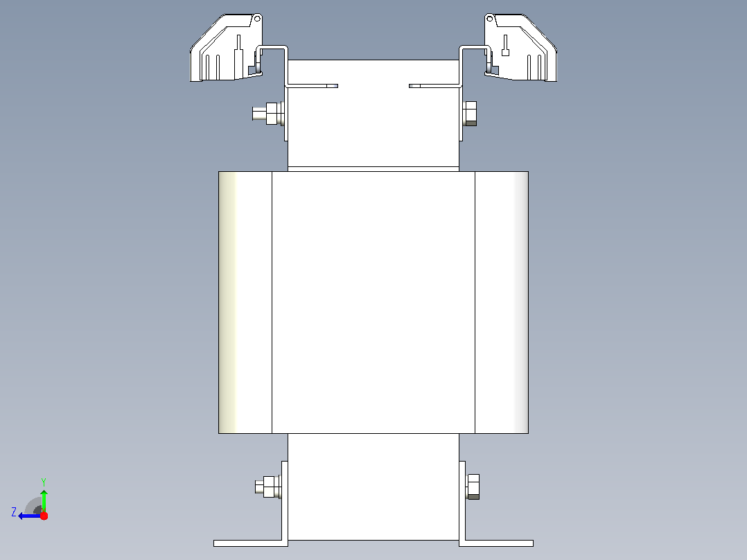 SG-2.5～3三相干式变压器三维模型202010右视图