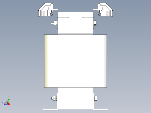 SG-2.5～3三相干式变压器三维模型202010右视缩略图