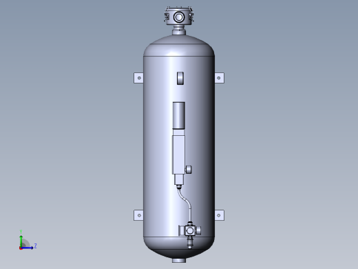 小型100L气动泵组，带多级真空发生器左视缩略图
