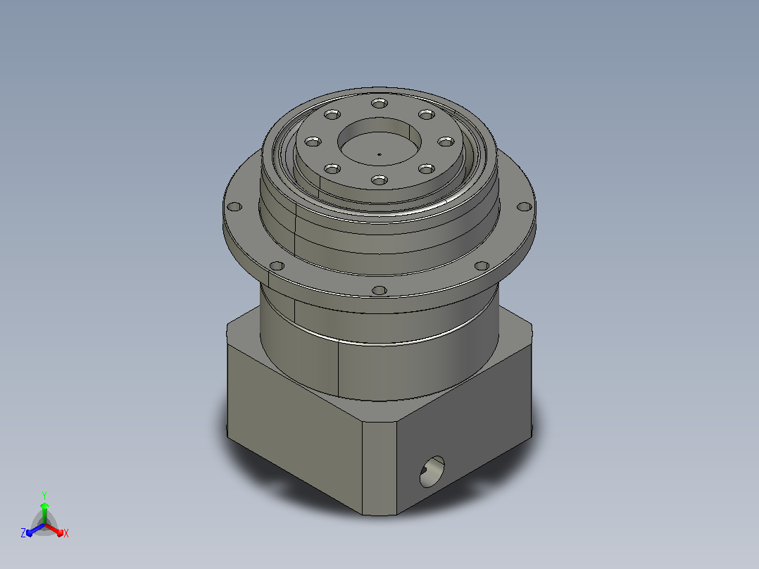 行星齿轮减速器planetary_gearbox_bdb_120_-_ratio_22主视图