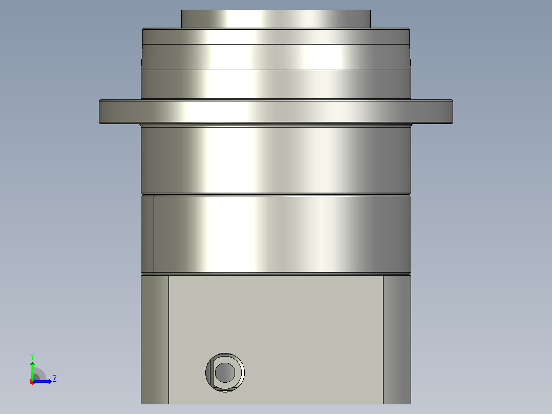 行星齿轮减速器planetary_gearbox_bdb_120_-_ratio_22左视图