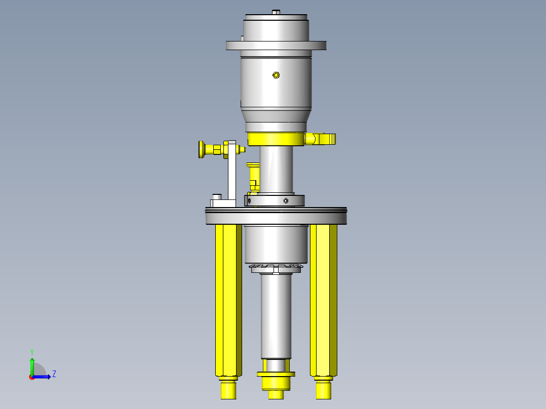 头部升降机构左视图