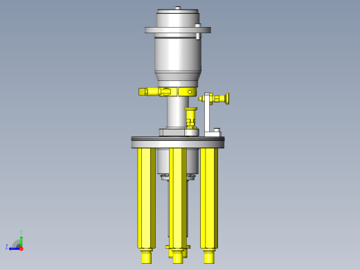 头部升降机构右视缩略图
