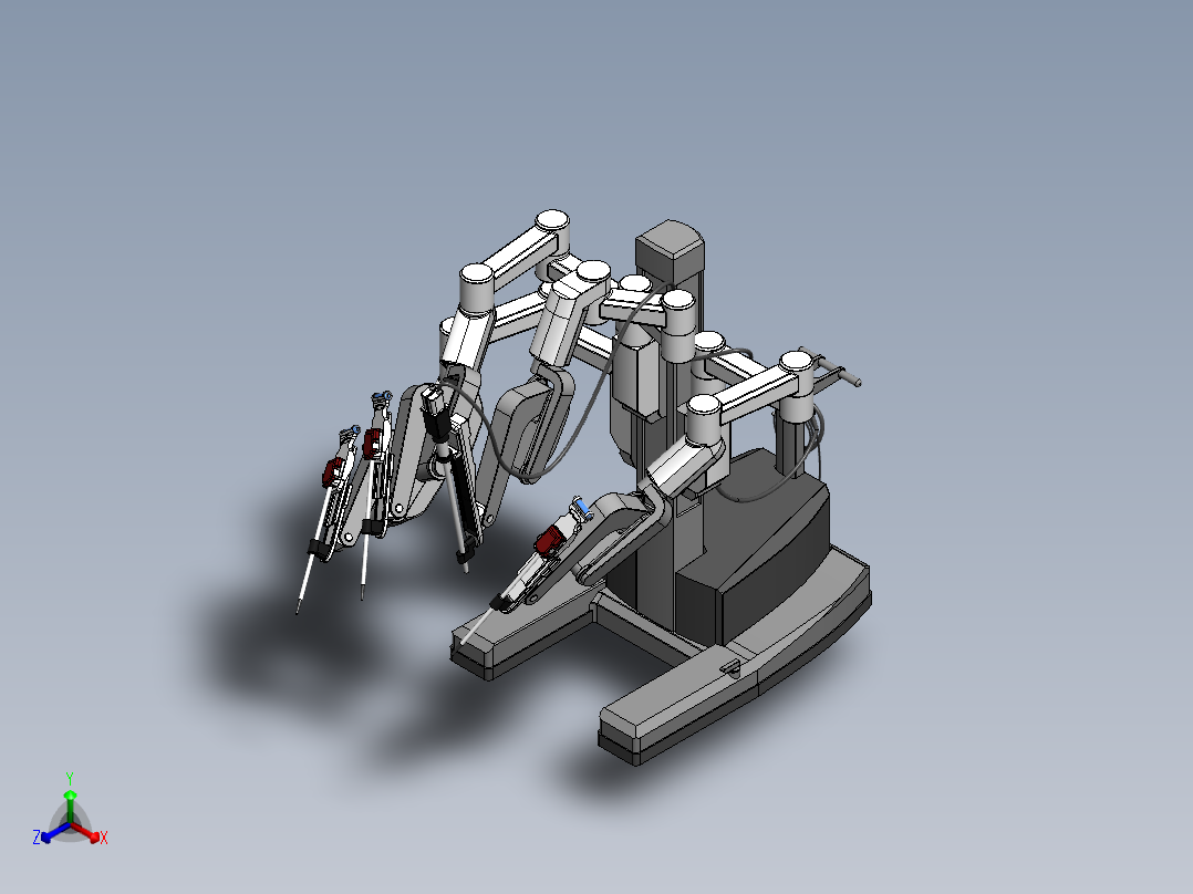 da-vinci-surgical-robot SW正等轴测图