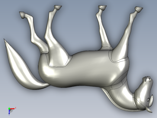 骏马俯视缩略图