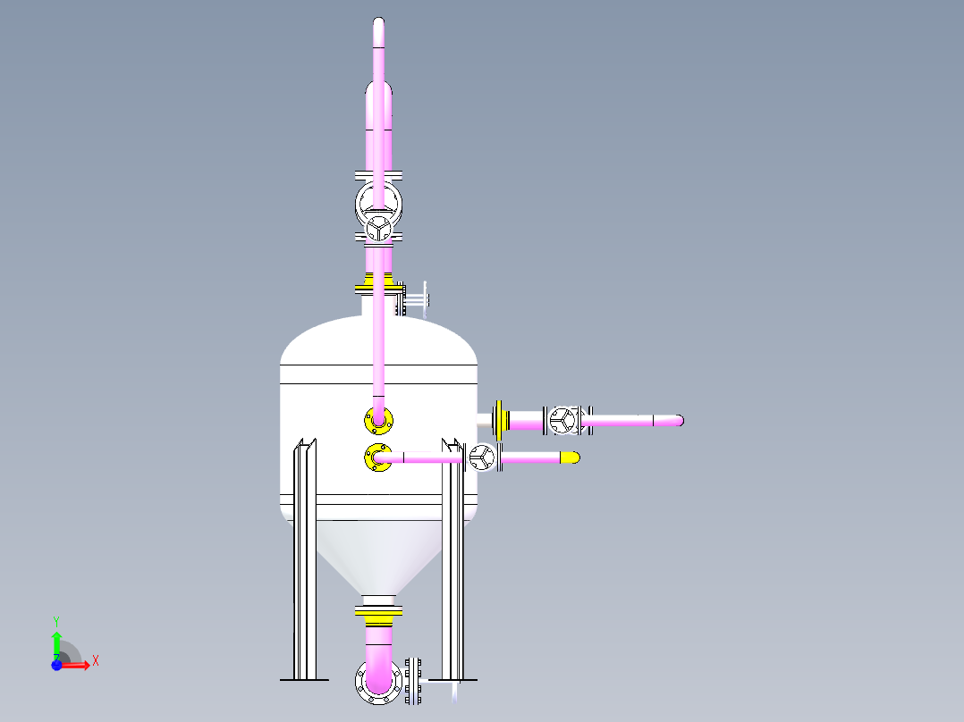 SolidWorks的管道插件前视图