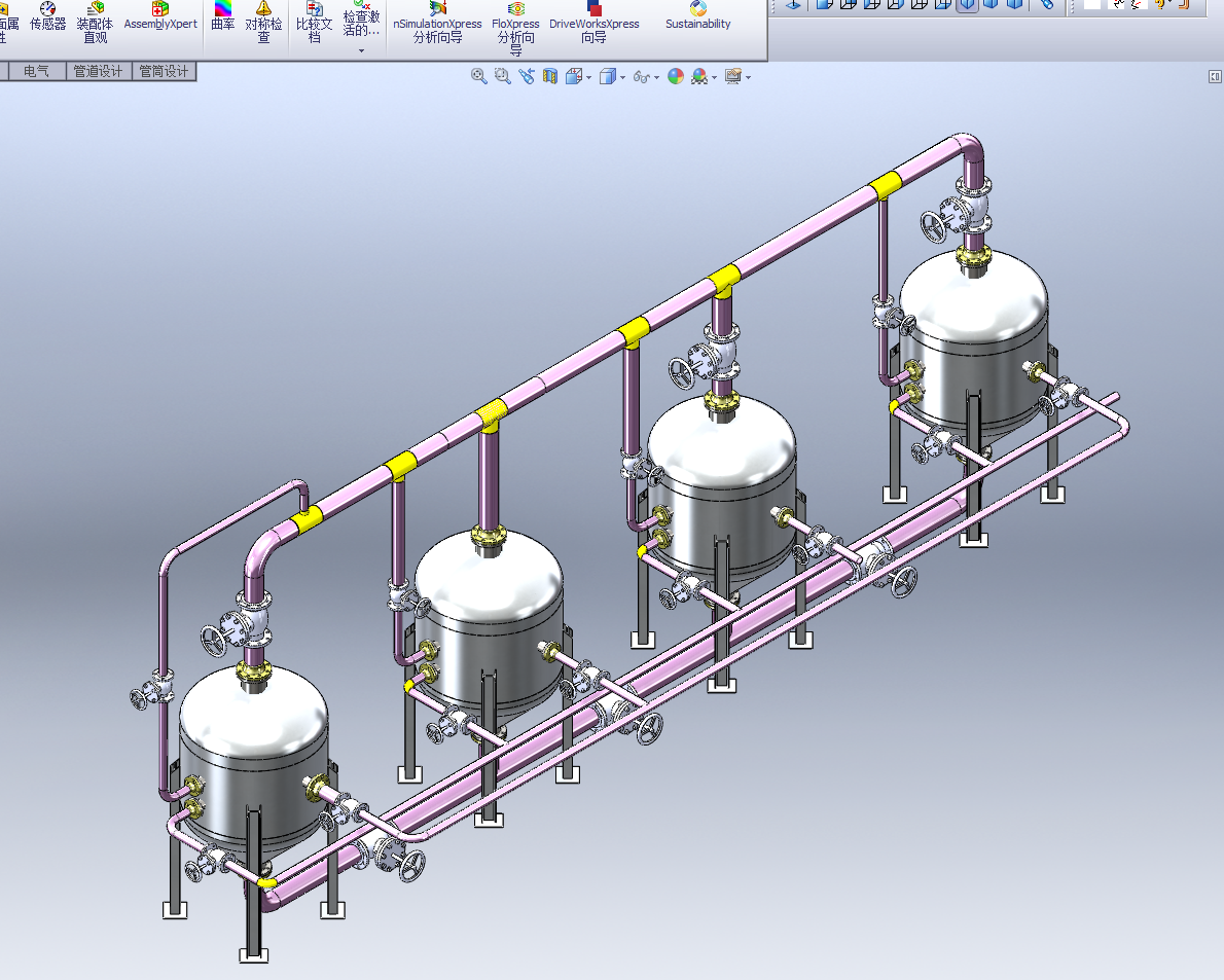 SolidWorks的管道插件