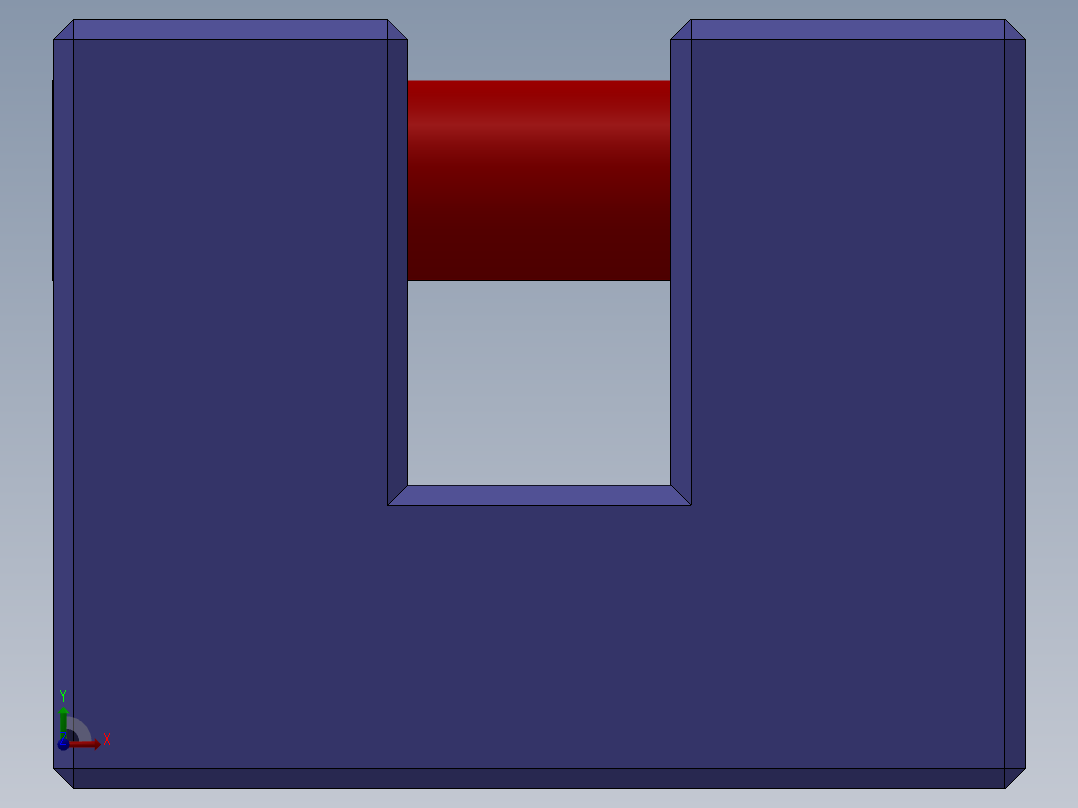 电动车电池锁前视图