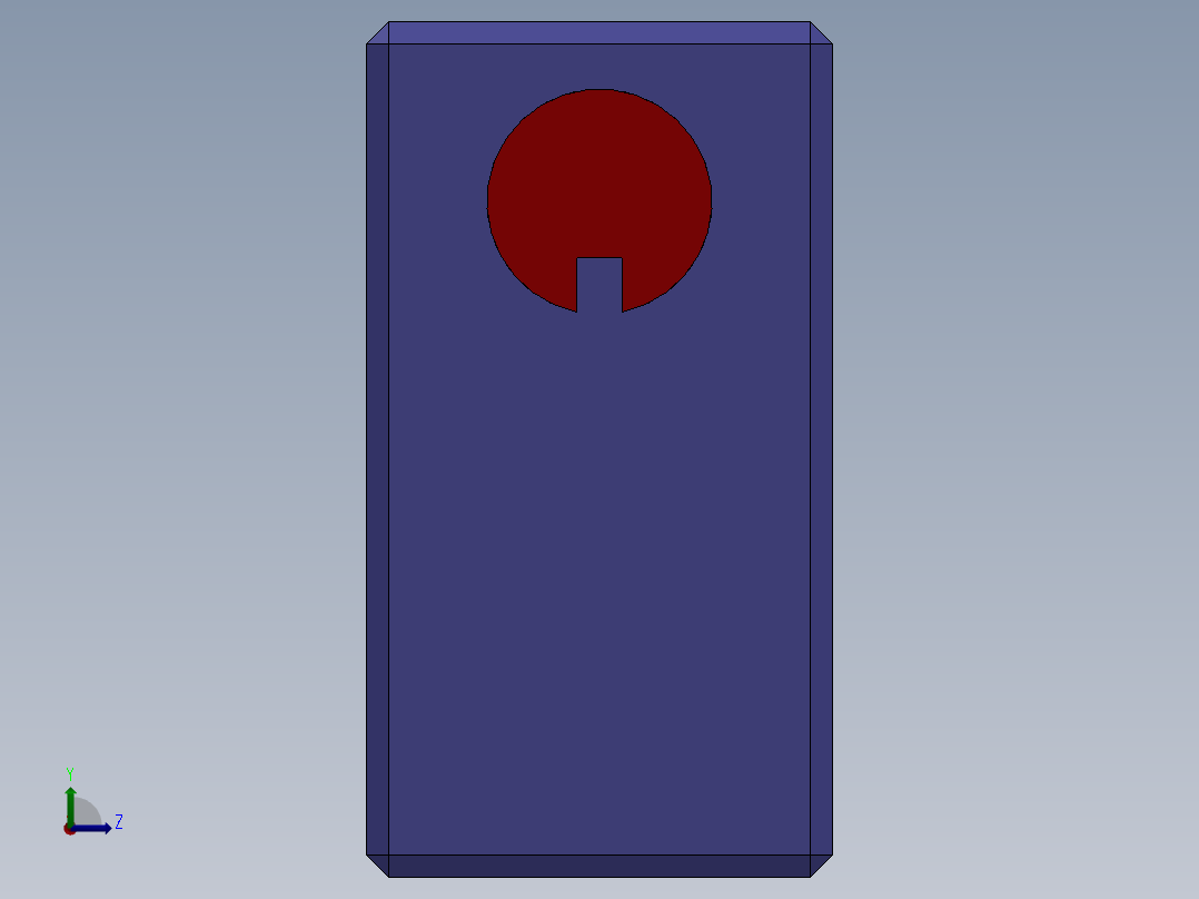 电动车电池锁左视图