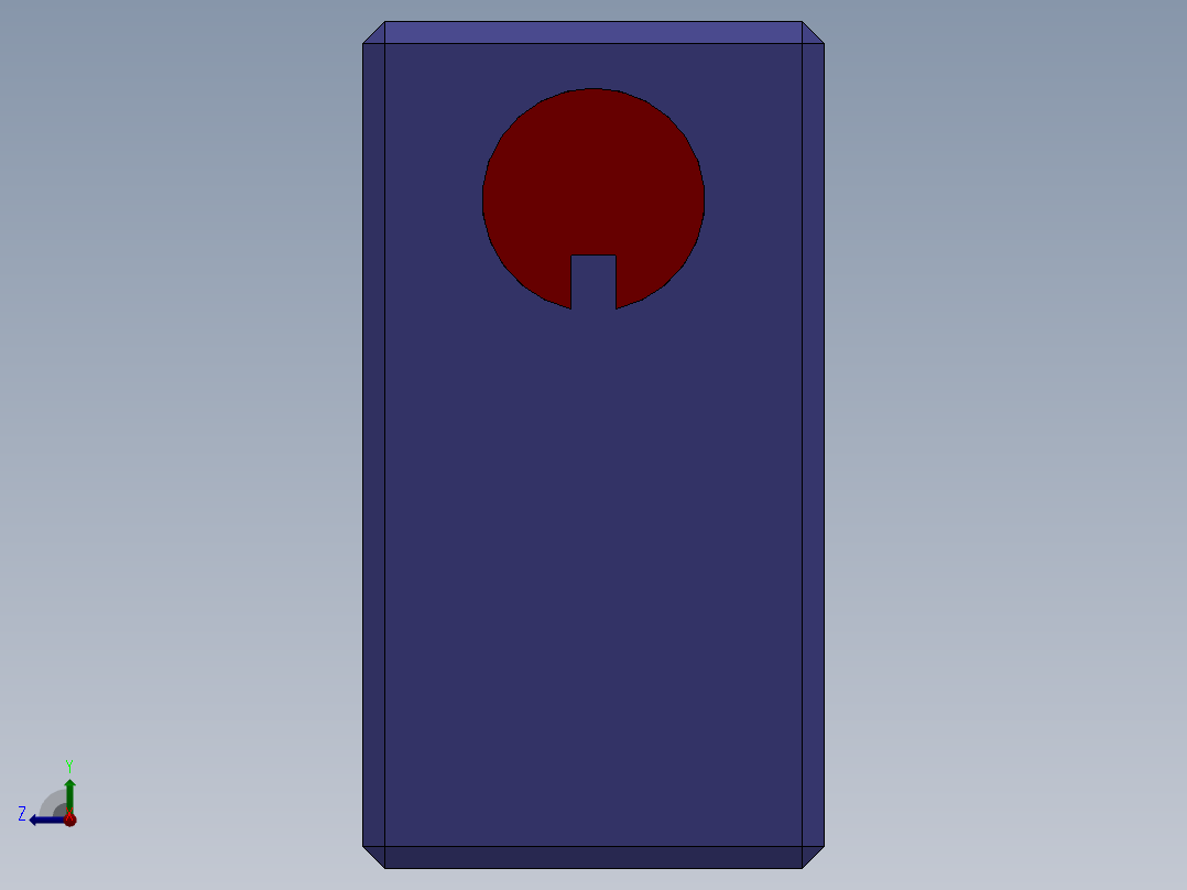 电动车电池锁右视图