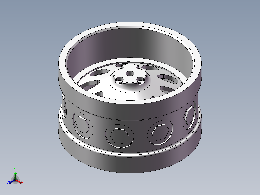零件正等轴测图