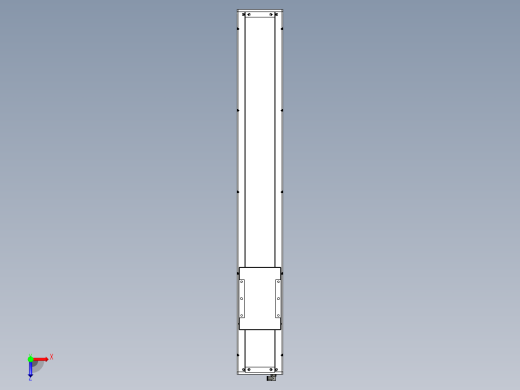 Toyo东佑达直线模组-ECH17-900-M-400W-A2俯视缩略图