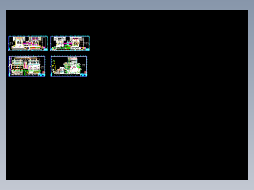 300MW电厂锅炉房及锅炉管道连接图