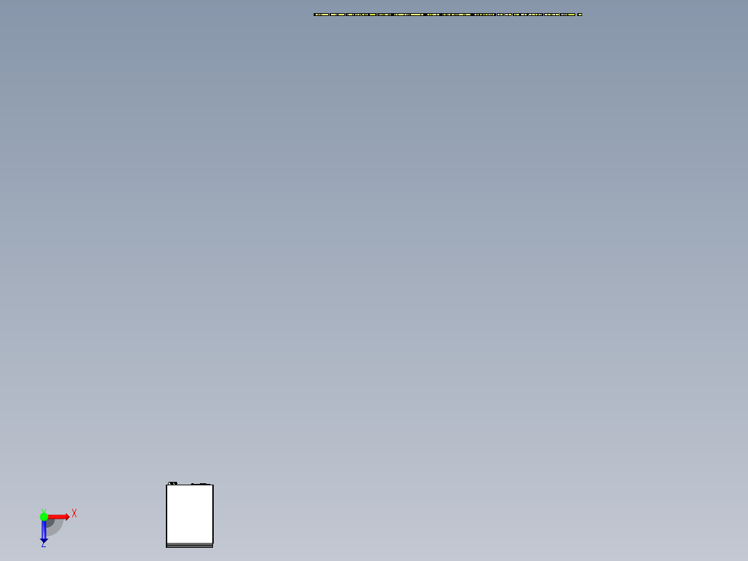 A4_水冷机箱SW2012俯视图