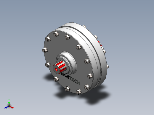 Planetary gear concept行星齿轮传动3D数模图纸 Solidworks设计正等轴测缩略图