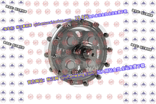 Planetary gear concept行星齿轮传动3D数模图纸 Solidworks设计缩略图