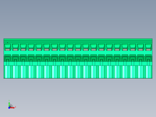 DEGSON 2EDG 系列 5.0mm 可插拔接线端子组-2EDGKL-5.0-19P-14-00AH前视缩略图