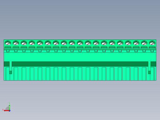 DEGSON 2EDG 系列 5.0mm 可插拔接线端子组-2EDGKL-5.0-19P-14-00AH后视缩略图